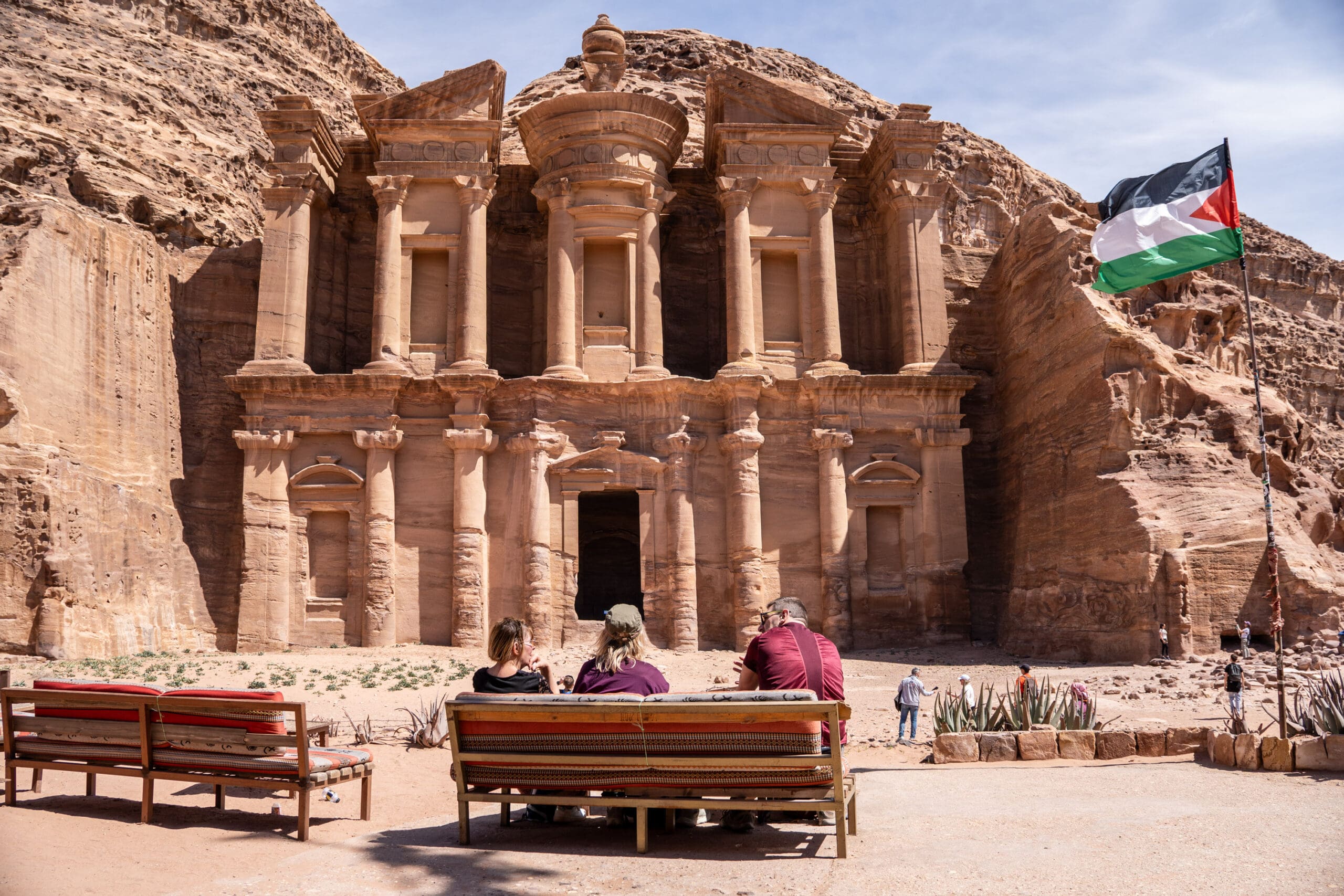 The Monastery in Petra - Dana to Petra hiking the Jordan Trail