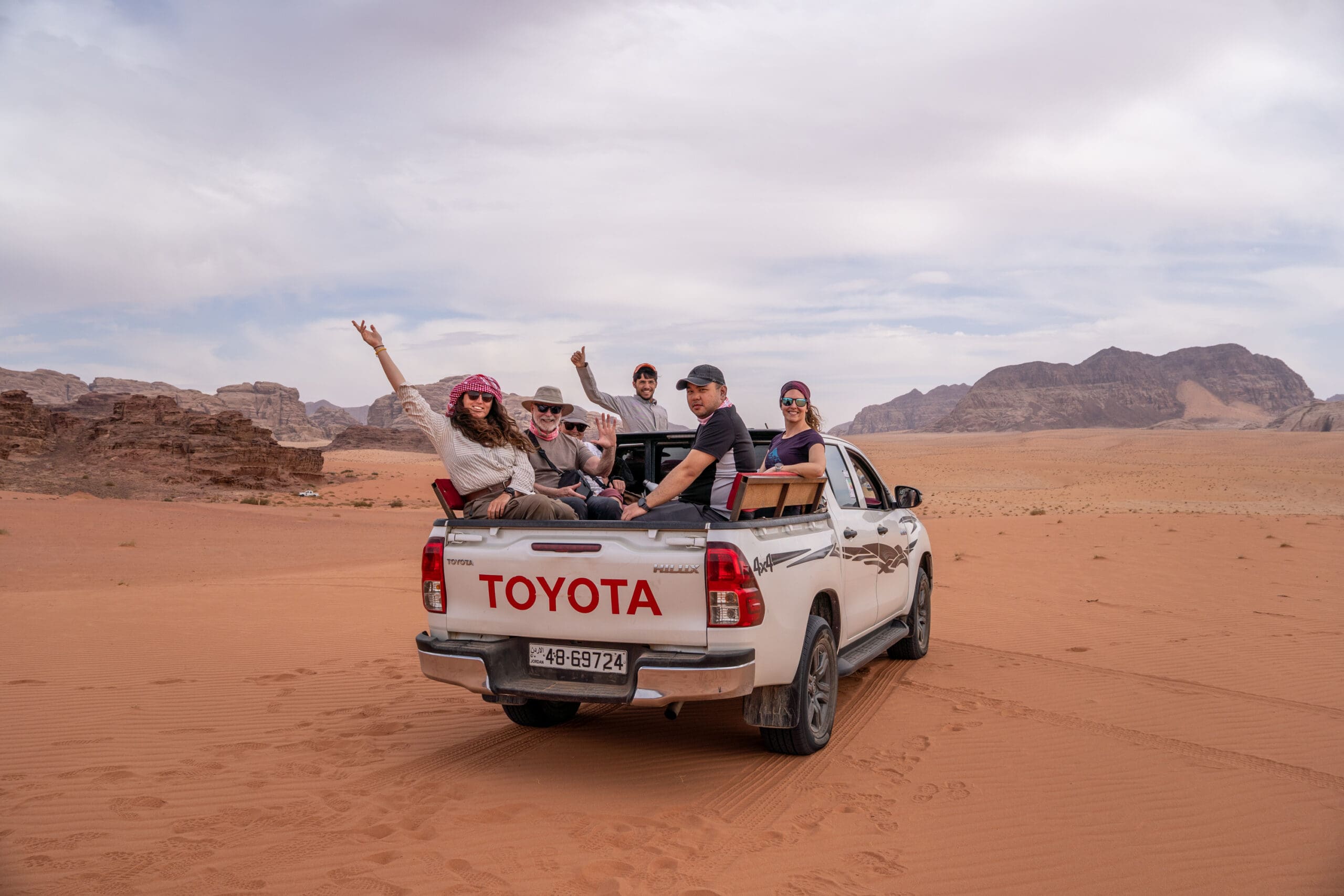 The jeep tour in Wadi Rum
