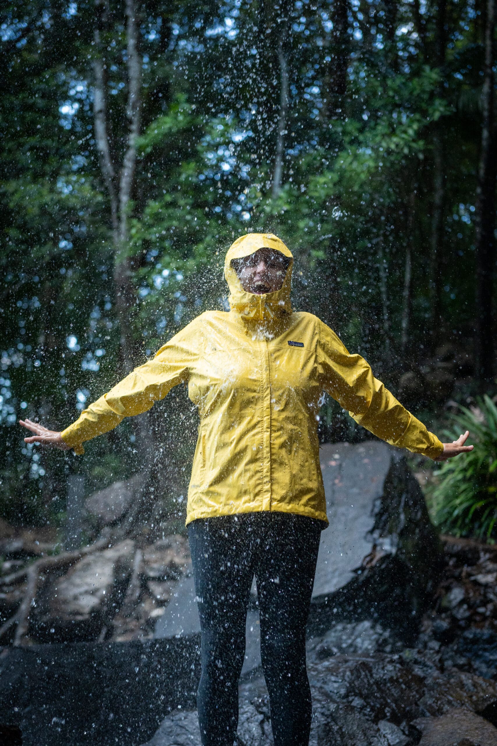 Patagonia Yellow Rain Jacket